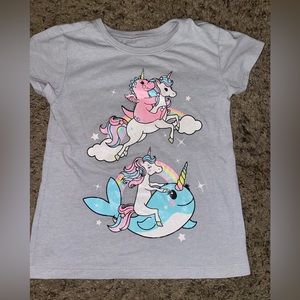 Kids Unicorn Whale Shirt